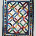 Quilt, Cotton patchwork, 48in x 37in,  NFS