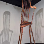 Shadow Chair, Various woods, color glazing, multimedia, 90in x 30in x 34in, 1992-97, $240,000