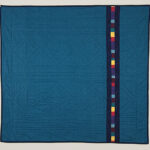 Liam's quilt, back side, Cotton patchwork, 39in x 36in, 2011, NFS